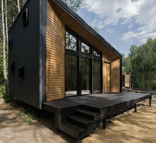 Фундамент на винтовых сваях 6х6 в Валдае